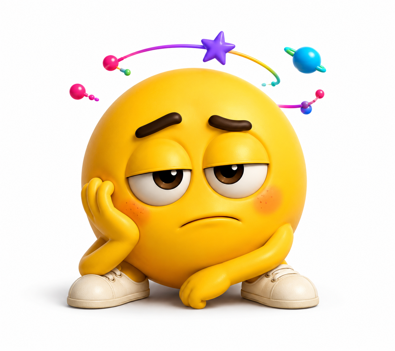 Bored mood emoji